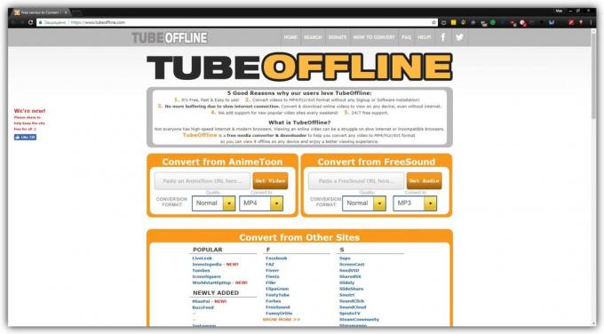 Hvordan laste ned videoer uten programmering: TubeOffline