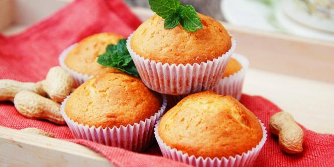 Enkle cottage cheese cupcakes
