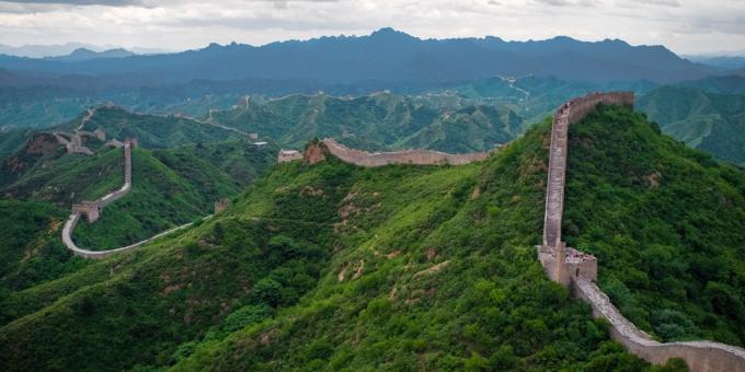 Asiatiske territorium er ikke forgjeves tiltrekker turister: Great Wall, Kina