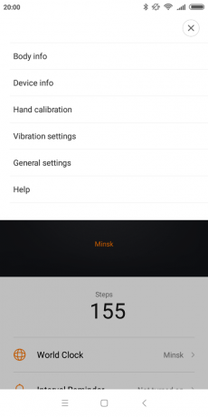 Xiaomi Mijia Smartwatch: Innstillinger