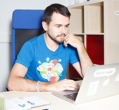Alex Lazorenko, BlaBlaCar: «Min måte å arbeide med oppgavene er svært enkel"