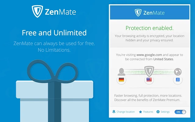 Gratis VPN for Chrome: ZenMate VPN