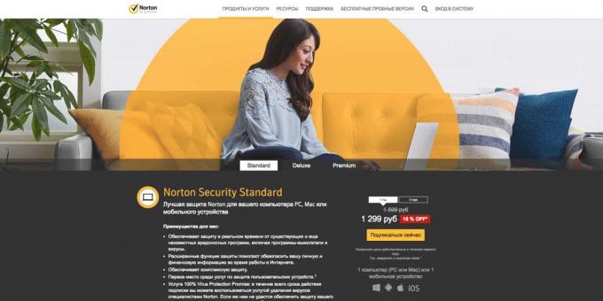 Brannmurer. Norton Security Standard