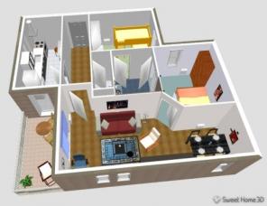 SweetHome3D - assistent nybegynner designer