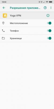 Sjekk VPN-app på sin smarttelefon