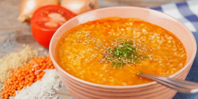Ezogelin - Tyrkisk suppe med bulgur, ris og linser