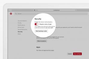 Hvordan du slår på to-faktor autentisering i Pinterest