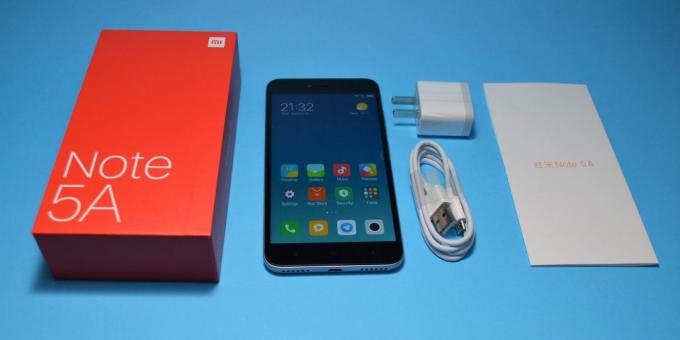 Xiaomi redmi Merk 5a: utstyr