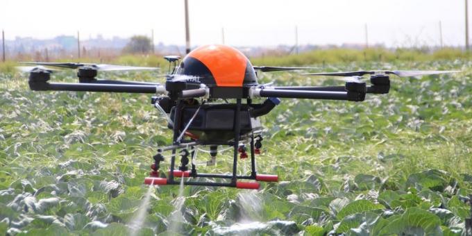 Drone hjelper dyrke planter