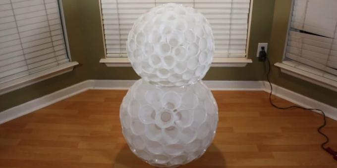hvordan å lage en snømann: connect to baller
