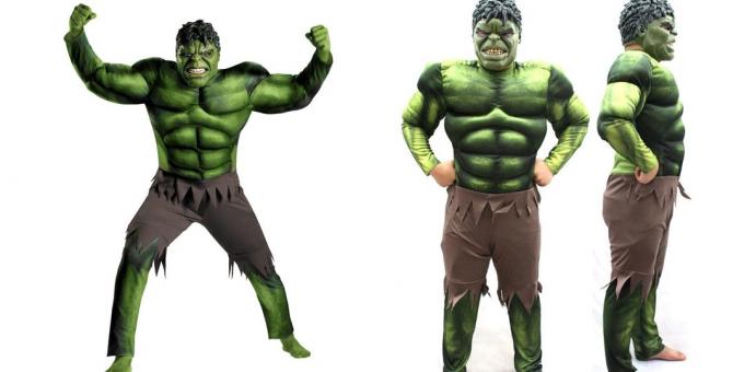 Kostymer til Halloween: Hulken