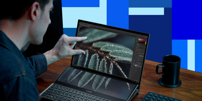 ASUS ZenBook Pro Duo 15 OLED-bærbar PC: Farge nøyaktig