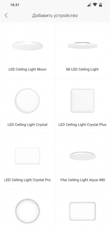 Yeelight Smart Square LED taklampe: Legge til en enhet