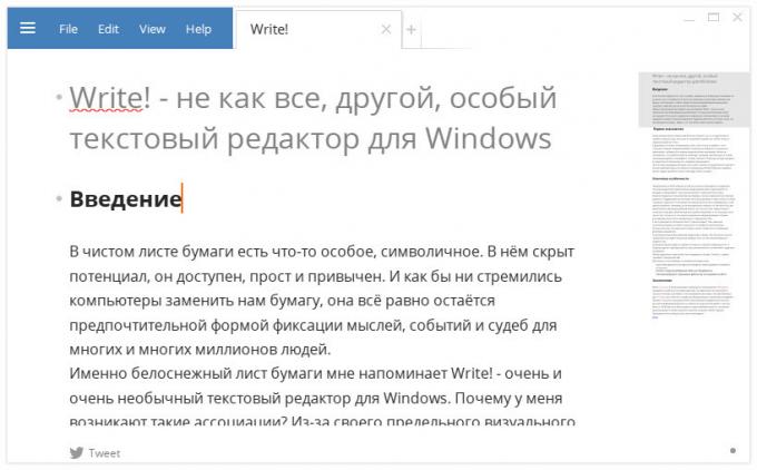 Tekst editor for Windows