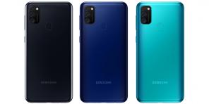 Samsung Galaxy M21 mottok et 6000 mAh batteri