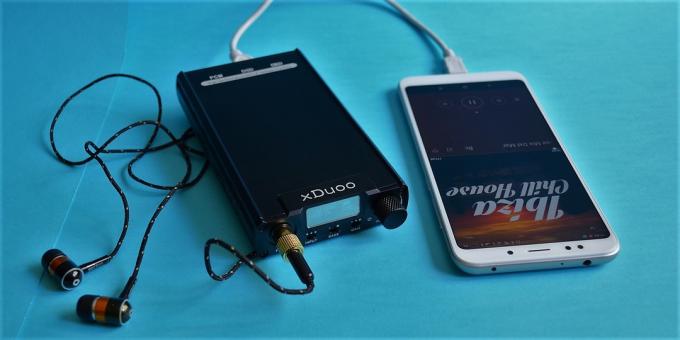 xDuoo XD-05: Koble til smarttelefonen