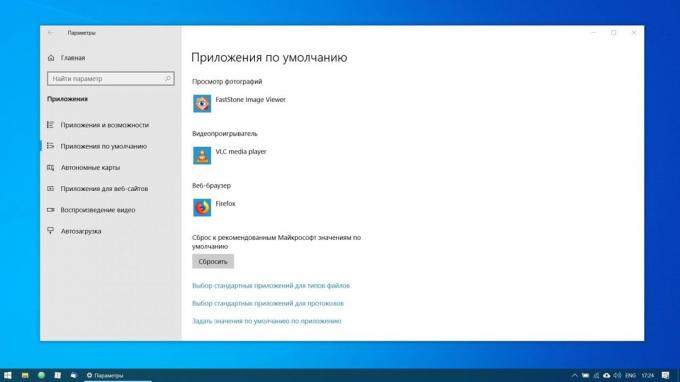 Konfigurering av Windows 10: Endre standardprogrammet