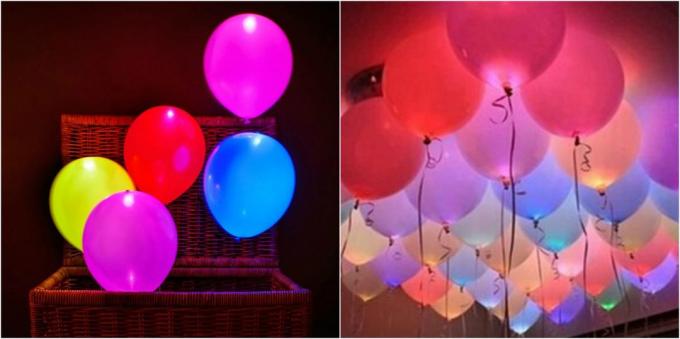 Produkter for festen: Glowing Ballonger